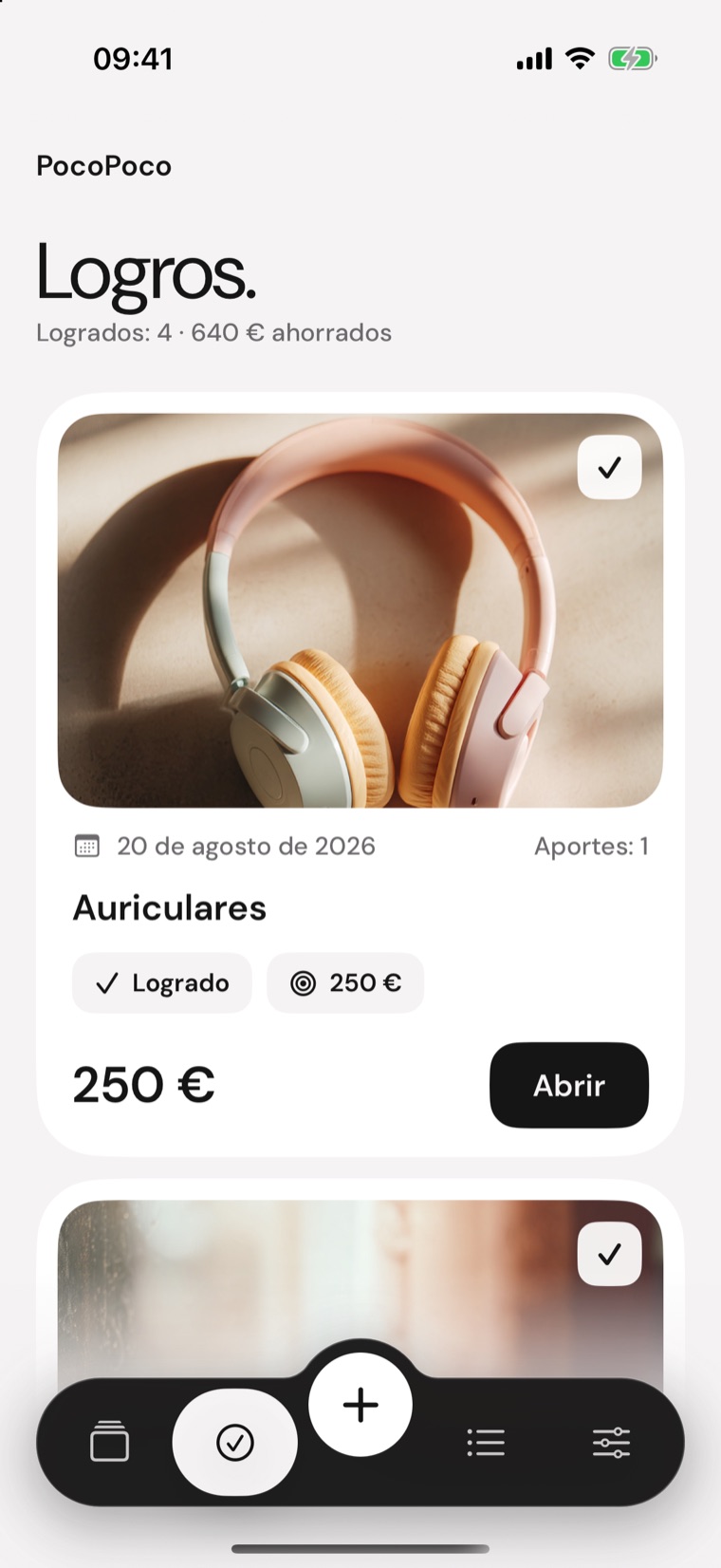 Logros – Las metas conseguidas
